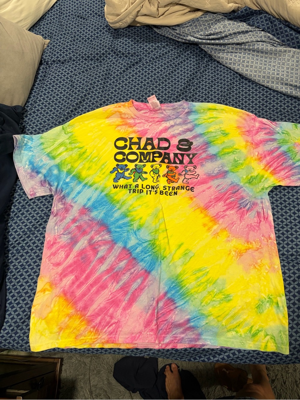 Adult 3X Grateful Dead Tie-Dye T-Shirt - Multi